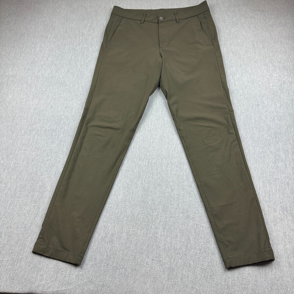 Lululemon Pants Mens 31X31 Green Commission Slim Fit Performance Stretch Golf